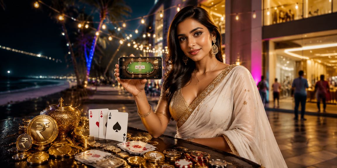 Playing Andar Bahar card game in India
